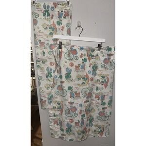 2 Standard Pillowcases Holly Hobbie Strawberry Shortcake Style Cotton Fabric 70s